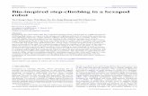 Bio-inspired step-climbing in a hexapod robotbiorola.me.ntu.edu.tw/pdf/Journal papers/2012 BB.pdf · 2016-05-24 · ‘rearing/rising strategy’ (Watson et al 2002b). An illustrative