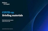 COVID-19: Briefing materials · 2020-04-08 · McKinsey & Company 3 At the time of writing, COVID-19 cases have exceeded 380,000 and are increasing quickly around the world, with
