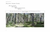 Scientific Forest Management Area - Baxter State Park · The 29,584 acre Scientific Forest Management Area (SFMA) is located in the northwestern corner of the Park and was included