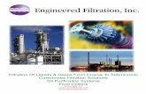 Filtration Of Liquids & Gases From Coarse To Submicronic ... · Filtration Of Liquids & Gases From Coarse To Submicronic Customized Filtration Solutions Oil Purification Systems Fluid