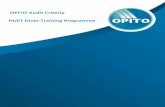 OPITO Audit Criteria HUET Diver Training Programme · 2018-12-14 · SCUBA divers. A.2 HUET Diver Delegate Prior Achievement To ensure that delegates have the necessary core competencies