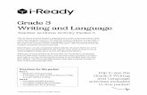 Grade 3 Writing and Language · 2020-04-01 · Grade 3 Packet 3 Entry Writing Prompt Resource Answer Key Page 1 Part 1 Part 2 Language Handbook, Grade 3 Lesson ... • Use or when