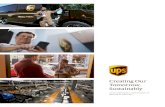 Creating Our Tomorrow, Sustainably - UPS · UPS’s strategic growth imperatives include focused investments in areas that will create a more inclusive global economy. For example,