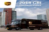 2018 GRI - UPS · UPS 2018 GRI Content Index 1 102-1 Report the name of the organization. United Parcel Service, Inc. 102-2 Report the primary brands, products, and services. United