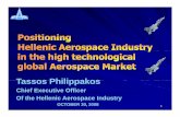Chief Executive Officer Of the Hellenic Aerospace Industryforums.capitallink.com/greece/2008/pres/philippakos.pdf · Outsourcing low end of technology production Expand to adjacent