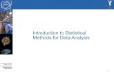 Introduction to Statistical Methods for Data Analysis · Introduction to Statistical Methods for Data Analysis . Lorenzo Moneta CERN PH-SFT Data Analysis Tutorial at UERJ 2015: Introduction