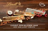 NEW 300G LINDT TABLETS - Lindt Chocolate World€¦ · NEW 300G LINDT TABLETS. For 2018, the LINDT MASTER CHOCOLATIERS have created three new Travel Retail exclusive 300 g LINDT tablets.