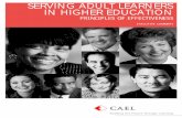 SERVING ADULT LEARNERS IN HIGHER EDUCATION ... SERVING ADULT LEARNERS IN HIGHER EDUCATION PRINCIPLES
