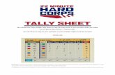 TALLY SHEET - Amazon S3 · We created this super-simple Tally Sheet to help you keep track of your portions while you follow The 22 Minute Hard Corps™ nutrition plan. You can fill