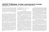 OPERATIONAL ANALYSIS DOCTRINE FOR DESERT FOXspigames.net/MovesScans/Moves58/DersertFoxOAM58.pdf · OPERATIONAL ANALYSIS DOCTRINE FOR DESERT FOX Maxims and Measures for Successful