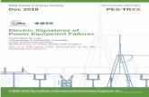 IEEE Power & Energy Society TECHNICAL REPORT Dec 2018 PES ...grouper.ieee.org/groups/td/pq/data/downloads/Signatures_Equipmen… · — Electric Signatures of Power Equipment Failures