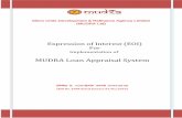 MUDRA Loan Appraisal System€¦ · MUDRA Loan Appraisal System (निविदा सं. 4508 ददिांक जििरी 07/01/2019) (EOI No. 4508 dated January 07/01/2019)