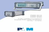 PMM 9010 PMM 9030 Fully CISPR-Compliant 10 Hz – 6 GHz · CISPR specifications,1 (internal option) or 4 (external option) channels. Performance characteristics highlights • Frequency