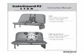 Instruction Manual - SafeGuard · Position the recline wedge on the bus seat with the tallest side facing the front of the bus seat. Be sure to align the hook and loop fasteners on