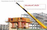 AutoCAD · AutoCAD Structural Detailing provides special tools and smart macros that enable speedy automation of time-consuming structural tasks, including connections, roof trusses,
