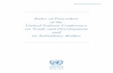 Rules of Procedure of the United Nations …...Rules of Procedure of the United Nations Conference on Trade and Development and its Subsidiary Bodies UNCTAD/ISS/MISC/2019/2 Geneva,