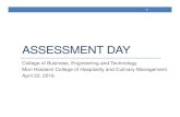 Assessment Day School of Hospitality & Culinary …...Programs 3 1034 - Baking and Pastry 0819 - Culinary Arts 2226 - Culinary Management 1203 - Customer Service Representative 2012