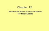 Chapter 12 - DSpace@MIT HomeChapter 12: Advanced Micro-Level Valuation for Real Estate Classical Corporate Finance Capital Budgeting Classical Securities Investments Analysis Unique