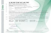 CERTIFICATE - PR electronics series... · 2020-04-14 · (13) SCHEDULE (14) to EU-Type Examination Certificate KEMA 10ATEX0053 X Issue No.3 Page 4/4 Form 227A Version 1 (2016-04)