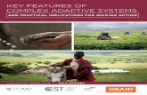 KEY FEATURES OF COMPLEX ADAPTIVE SYSTEMS · KEY FEATURES OF CST POLICY BRIEF 2018 | RIKA PREISER CST Centre for Complex Systems in ... Key complex adaptive systems features and attributes