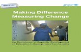 Making Difference Measuring Change - Resource Centre · Making Difference . 3 Measuring Change ... The ‗Making Difference, Measuring Change’ report is only possible with the contribution