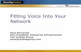 Fitting Voice Into Your Network - cdn.ttgtmedia.com · Hosted by Fitting Voice Into Your Network Zeus Kerravala Vice President, Enterprise Infrastructure ... PBX PSTN IP Phones Hosted