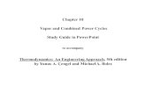 Chapter 10 Vapor and Combined Power Cycles Study Guide in ...libvolume6.xyz/mechanical/btech/semester4/applied... · saturated vapor at state 1 and the delivery of a saturated liquid