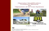 Operator Qualification Guidance Manual for …...Bruce Benson, Connecticut Dept. of Energy & Environmental Protection Ed Boden, AmeriGas David Burnell, New Hampshire Public Utilities