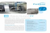 Perforated-Plate Media, Channel Screen · Perforated-Plate Media, Channel Screen The Aqua Guard ® PF screen is an in-channel screening system that utilizes perforated plate media