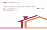 Affordable housing provider - Grant Thornton UK LLP...Affordable Housing Provider Report and financial statements for the year ended 31 March 2016 Narrative reporting However, all