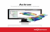 Superior Acoustic Performance - MSC Software...Nastran to Actran Translator • Translate a Nastran structural model to an equivalent Actran model • Enrich the translated Actran