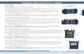 FiBER opTiC/FTTx TEST - TVC Communications Catalog 2009 FO FTTx Test.pdf · exFO FTb-150 CO m p A C T OTdR Small, lightweight OTDR-dedicated platform factory-configured to house any