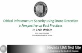 Critical Infrastructure Security using Drone Detection a ...Critical Infrastructure Security using Drone Detection a Perspective on Best Practices Dr. Chris Walach ... 1ST DRONE DETECTION