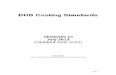 DHB Costing Standards - Ministry of Health · Links with other Documents Costing systems require a sound definition base for quality costing. ... 3.1 DHB Costing Standards are not