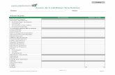 Assets & Liabilities Worksheet - Lucien, Stirling & Gray ... · Assets & Liabilities Worksheet Page 1 of 3 Forms & Administration Manual, Exhibit 15 120726 Name Date Fixed Assets