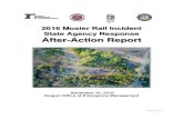 2016 Mosier Rail Incident State Agency Response …...Mosier Rail Incident After-Action Report 7 | P a g e Each rail tank car carried 28,000 gallons of Bakken crude oil with a gross