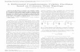 A Differential Complementary Colpitts Oscillator based on ... · A Differential Complementary Colpitts Oscillator based on Common Drain Topology Mehdi Azadmehr, Igor Paprotny, ...