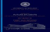 Guide for Future Students of the Faculty of Philosophy ...ff.unsa.ba/files/upis_18-19/Vodici/VODIC_za_buduce_studente_ENG.pdf · The Faculty of Philosophy, University of Sarajevo,