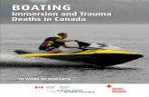 BOATING - Canadian Red Cross · Dalke of the Canadian Red Cross managed this project in collaboration with Myke Dwyer and Christine Payneof Transport Canada’s Ofﬁce of Boating