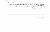 Intel® Platform Innovation Framework for EFI Human ... · for EFI Human Interface Infrastructure Specification . Version 0.92 . October 21, 2005 . Human Interface Infrastructure