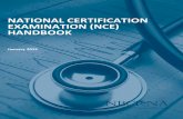 NATIONAL CERTIFICATION EXAMINATION (NCE) HANDBOOK NCE Handbook.pdf · NBCRNA | 8725 W. Higgins Rd, Suite 525 | Chicago, IL 60631 | Phone (855) 285-4658 | NATIONAL CERTIFICATION EXAMINATION