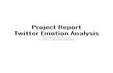 Project Report Twitter Emotion Analysisrossiter/independent...2.3.4 HTML entities 2.3.5 Case 2.3.6 Targets 2.3.7 Acronyms 2.3.8 Negation 2.3.9 Sequence of repeated characters 2.4 Machine
