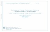 Impact of Fiscal Policy on Poverty and Inequality in Ugandadocuments.worldbank.org/curated/en/647301572456138632/pdf/Imp… · Impact of Fiscal Policy on Poverty and Inequality in