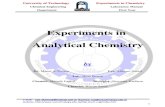 Experiments in Analytical Chemistry€¦ · Standardization of HCl and the determination of sodium hydroxide solution normality Exp. No. 4 Quantitative determination of a carbonate