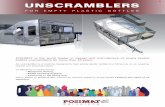 Unscramblers for empty plastic bottles · An unscrambler is a machine designed to feed empty plastic bottles to a filling line on an ongoing, regular and automatic basis. Its efficiency