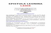 1 EPISTULA LEONINA LXXIXephemeris.alcuinus.net/leonina/EL 79.pdf · Niedeck in Alsatiâ situm. Itaque unicum praemium, quod offertur immigratoribus theodiscê scribentibus. In Germaniâ