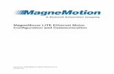 MagneMover LITE Ethernet Motor Configuration and … · Ethernet motors use a new system architecture design where motors communicate with each other and the node controllers via