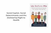 Social Capital, Social Determinants and the (Solidarity) Right to … · 2019-12-12 · Social Capital - Defined • Physical capital, human capital, financial capital • Lean and