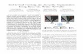 End-to-End Tracking and Semantic Segmentation Using ...A framework to allow end-to-end simultaneous tracking and semantic classiﬁcation based on the method of Deep Tracking and principle