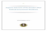 OMB Report Impacts and Costs of the October 2013 Federal ......Impacts and Costs of the October 2013 Federal Government Shutdown Deprived businesses of important information about